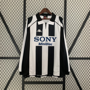 CAMISA JUVENTUS RETRÔ MANGA LONGA HOME 97/98