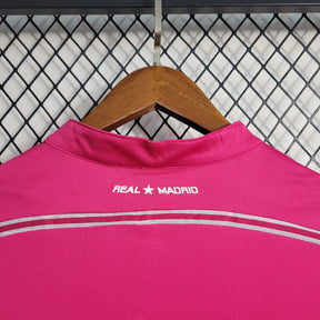 CAMISA REAL MADRID MANGA LONGA RETRÔ ROSA 14/15