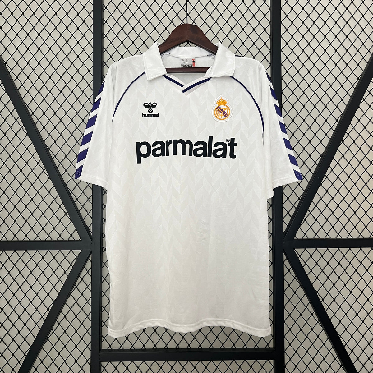 CAMISA REAL MADRID RETRÔ HOME 'PARMALAT' 1988