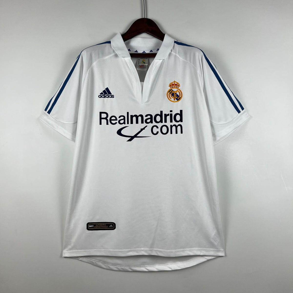 CAMISA REAL MADRID RETRÔ HOME 01/02