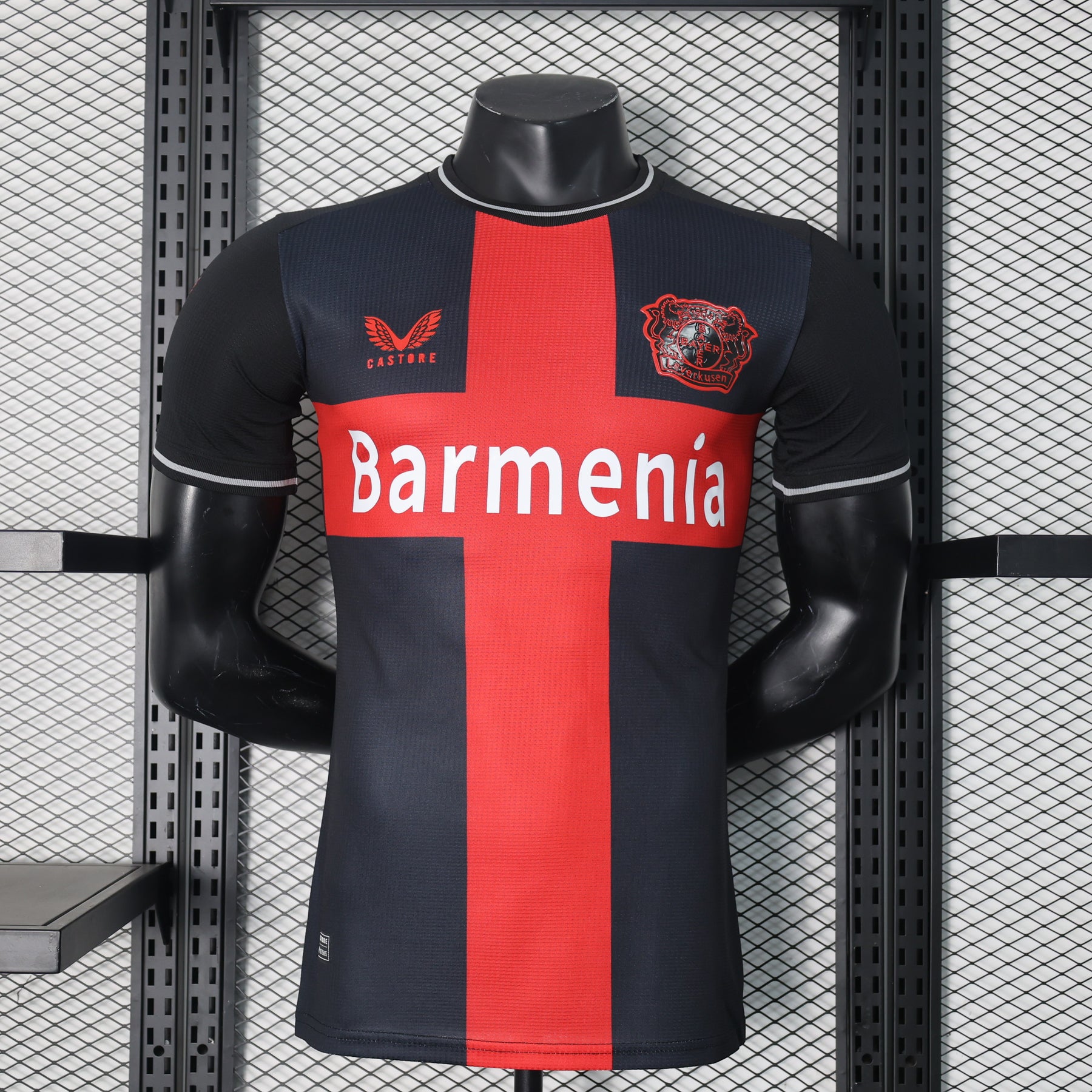 CAMISA BAYER LEVERKUSEN VERSÃO JOGADOR HOME 23/24