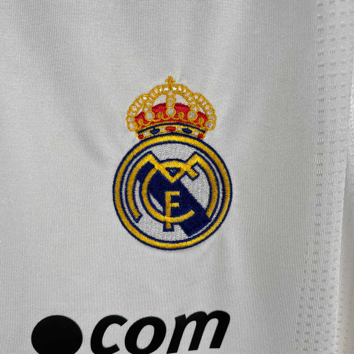 CAMISA REAL MADRID MANGA LONGA RETRÔ HOME 09/10