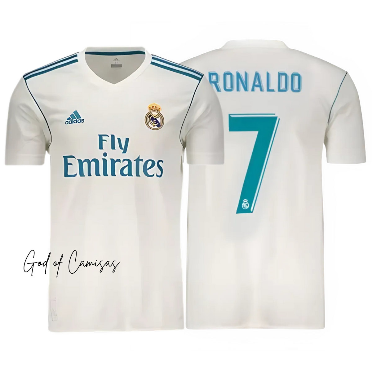 CAMISA REAL MADRID RETRÔ RONALDO 7 17/18