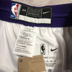 NBA SHORT LOS ANGELES LAKERS WHITE & PURPLE 22/23