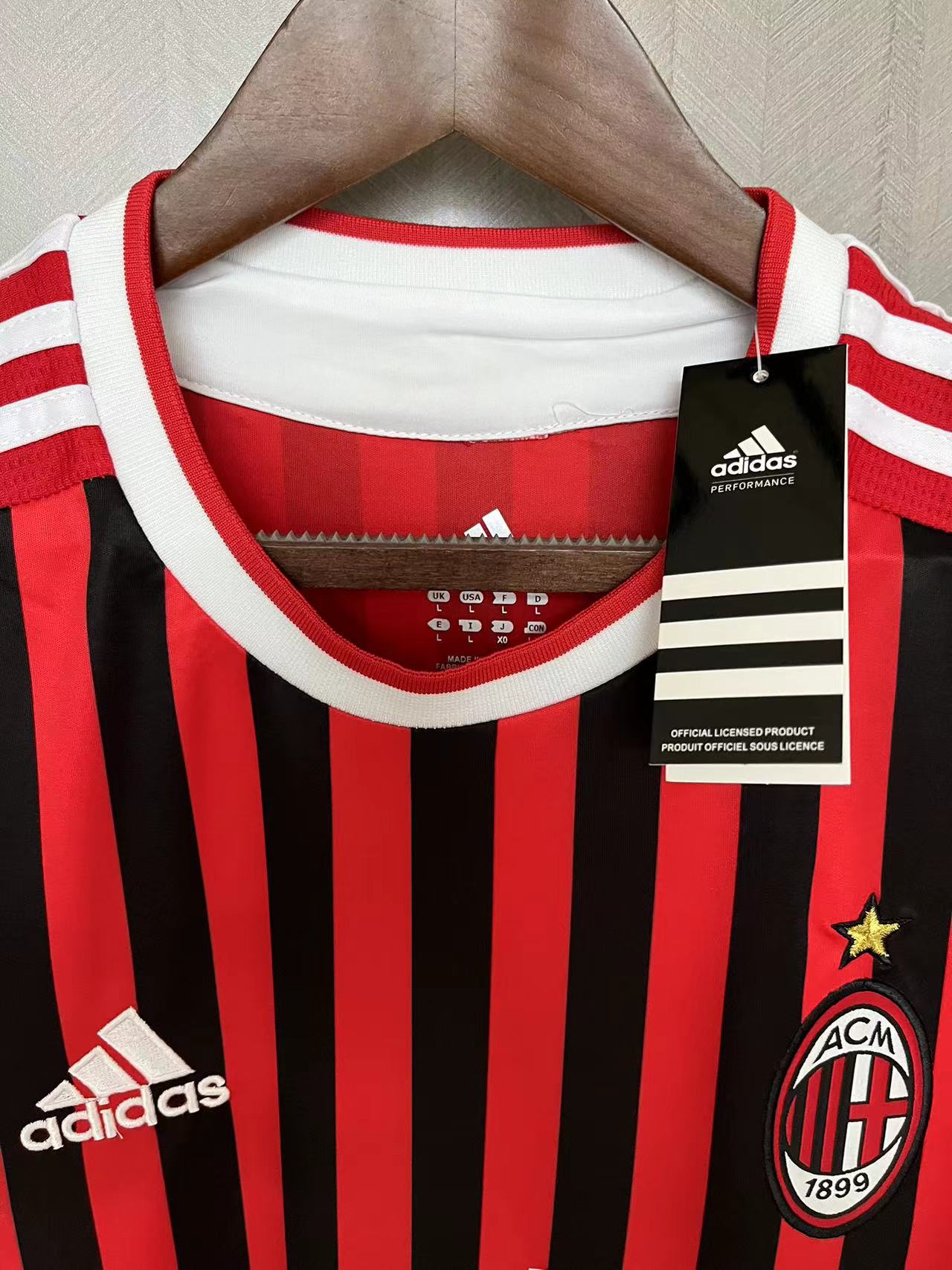 CAMISA MILAN RETRÔ HOME 11/12