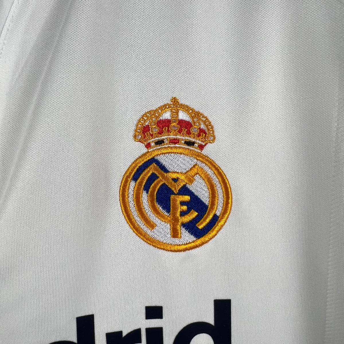 CAMISA REAL MADRID RETRÔ HOME 01/02