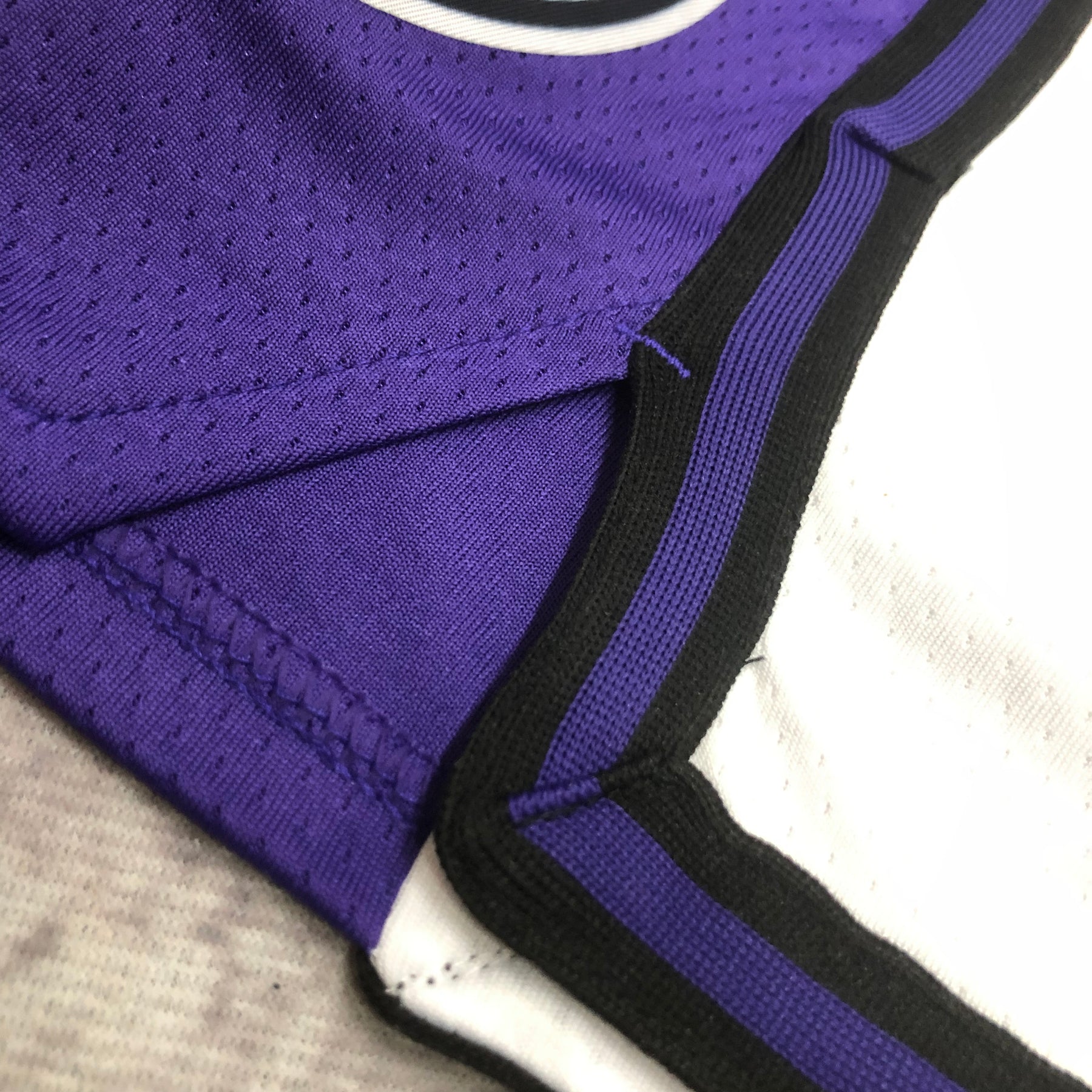 NBA SHORT LOS ANGELES LAKERS WHITE & PURPLE 22/23