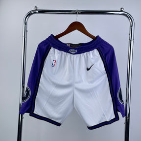 NBA SHORT LOS ANGELES LAKERS WHITE & PURPLE 22/23