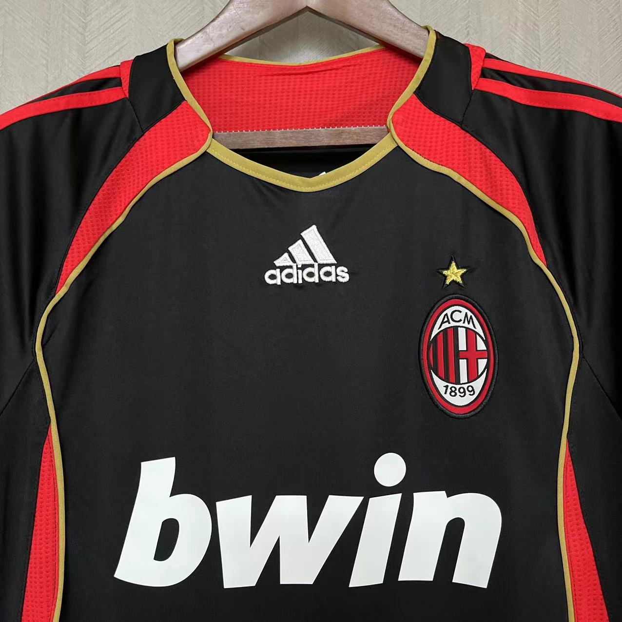 CAMISA MILAN RETRÔ THIRD 06/07