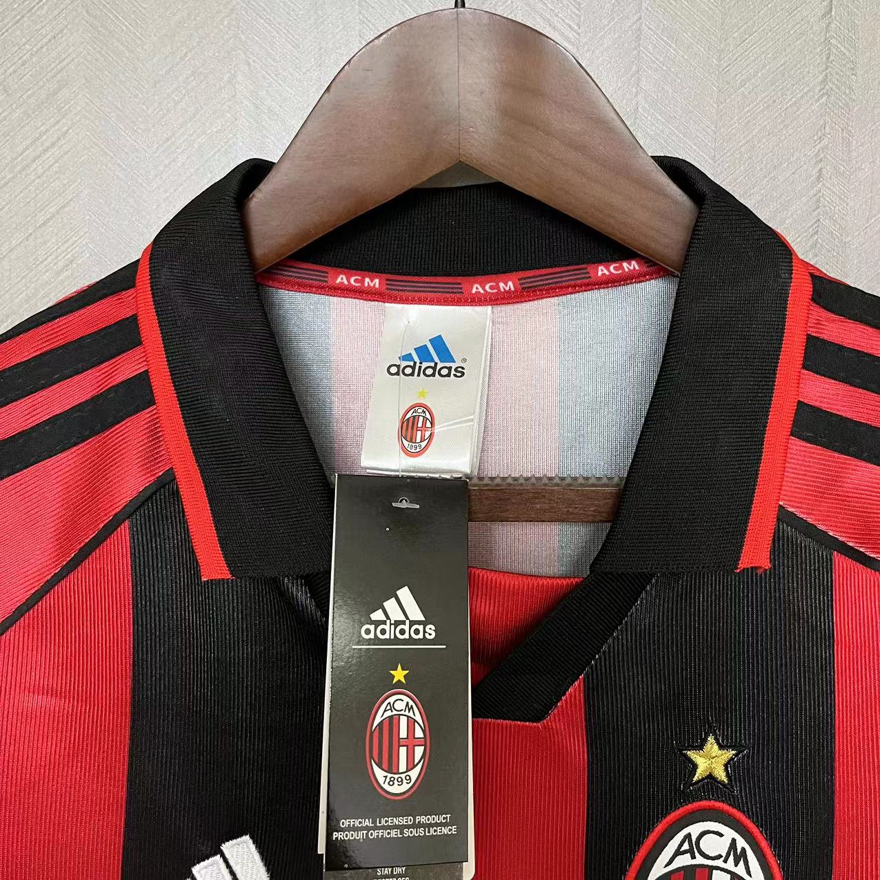 CAMISA MILAN RETRÔ HOME 98/99