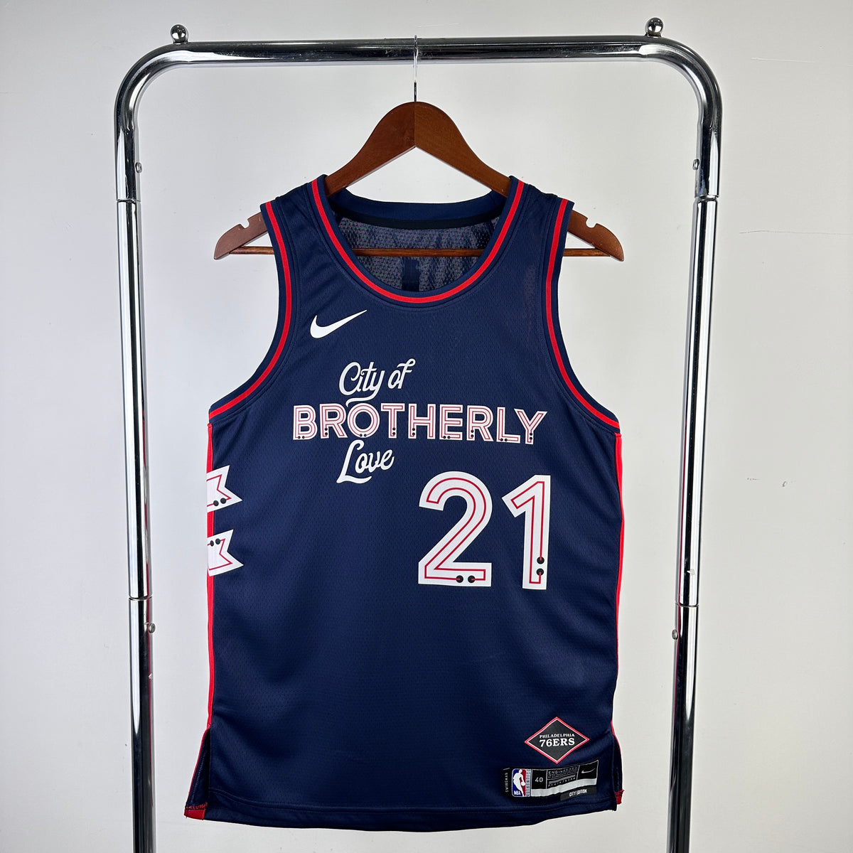 NBA PHILADELPHYA 76ERS CITY EDITION BLUE 23/24