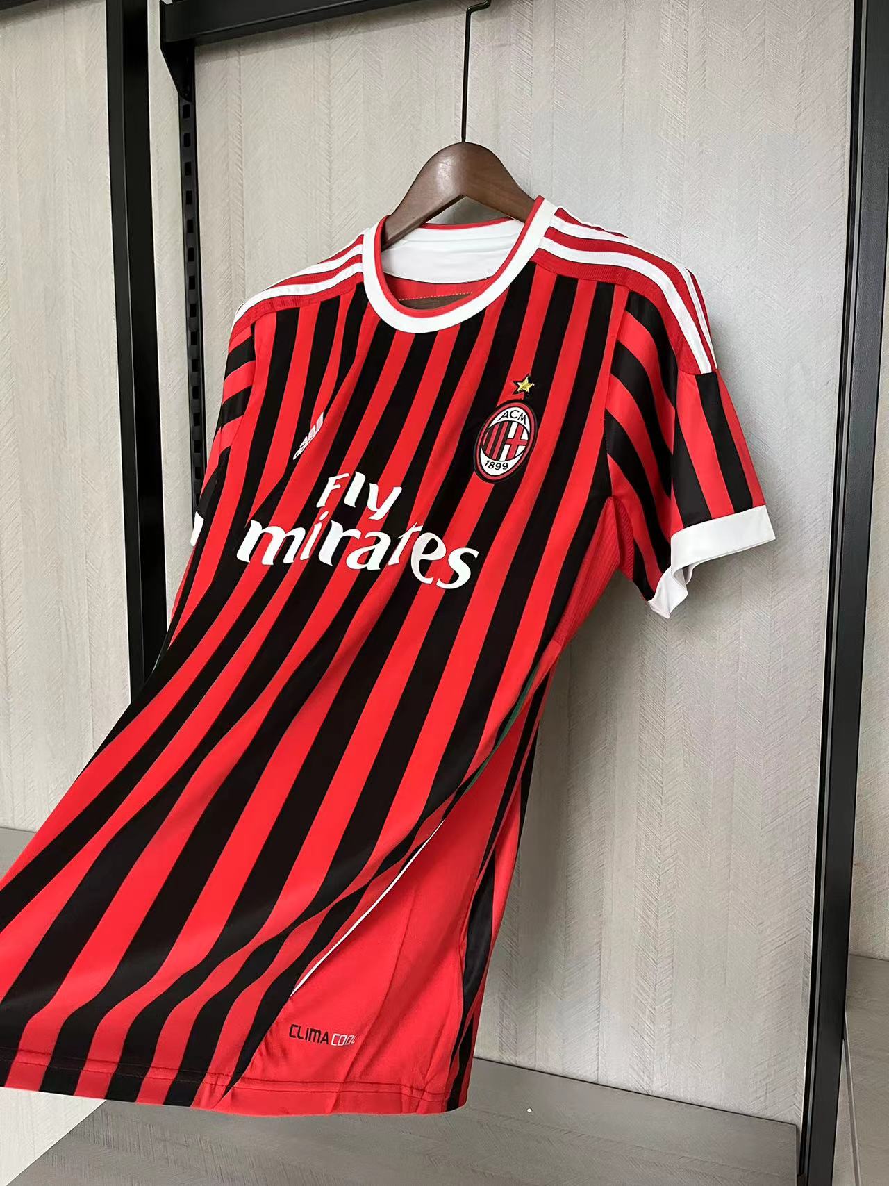 CAMISA MILAN RETRÔ HOME 11/12