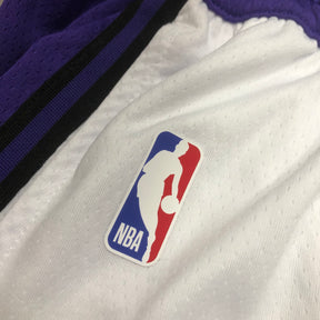 NBA SHORT LOS ANGELES LAKERS WHITE & PURPLE 22/23