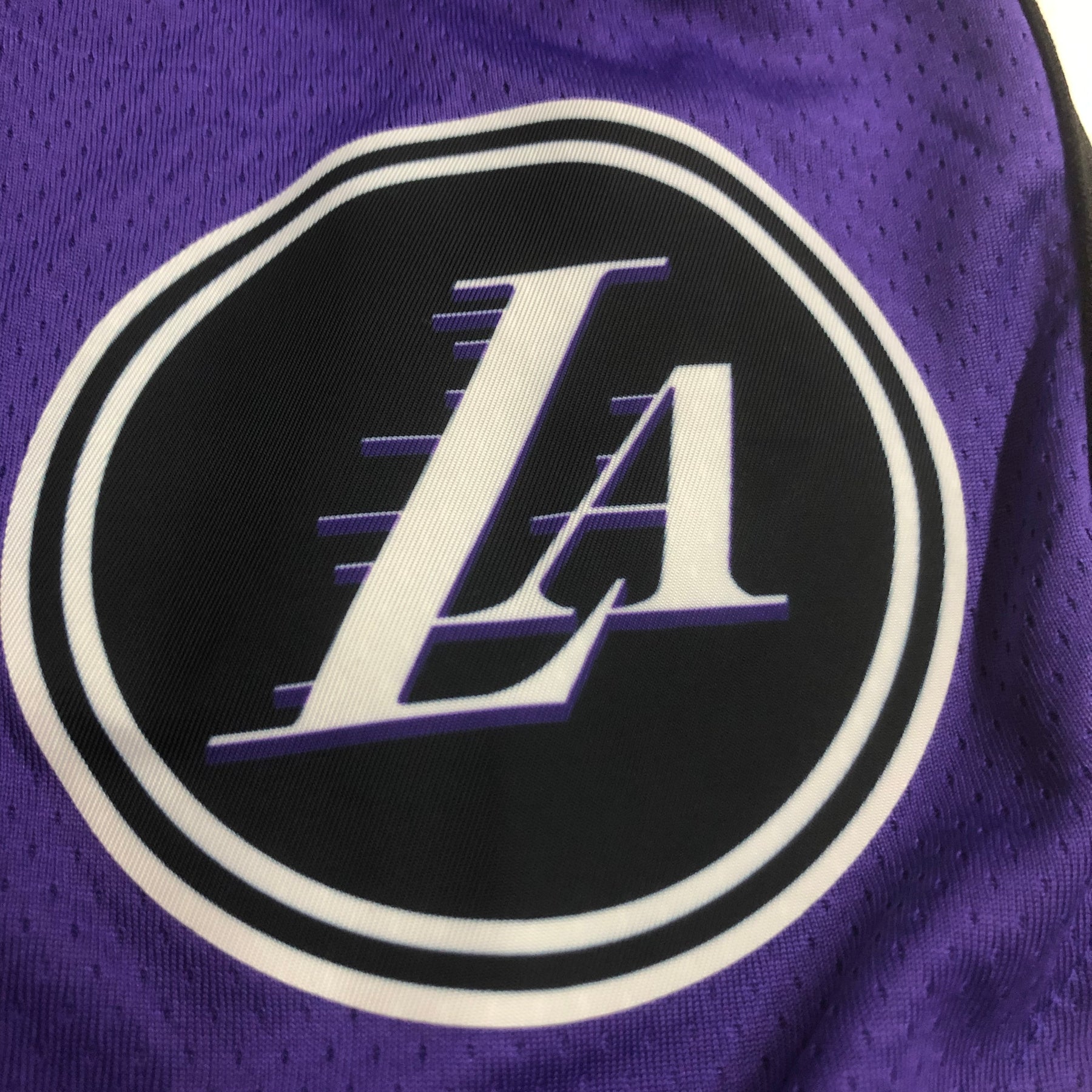 NBA SHORT LOS ANGELES LAKERS WHITE & PURPLE 22/23