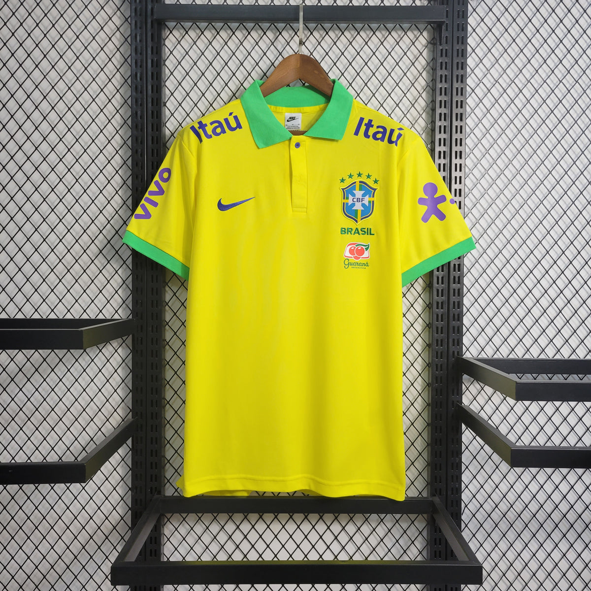 CAMISA BRASIL POLO AMARELO 22/23