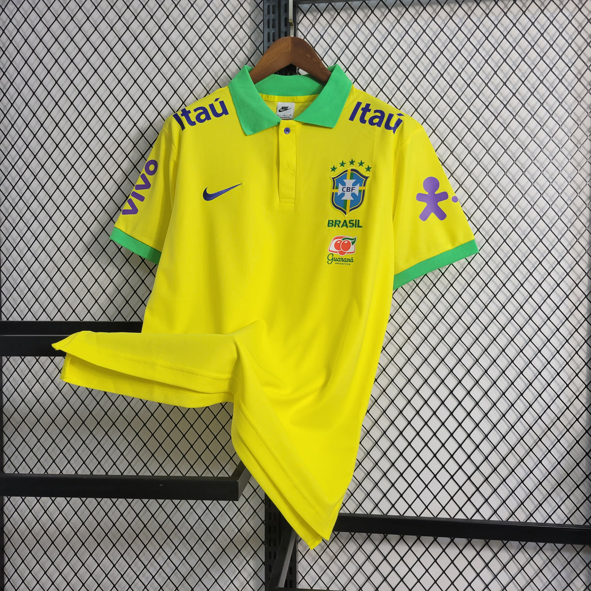 CAMISA BRASIL POLO AMARELO 22/23